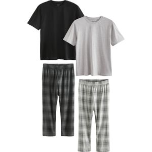 Next Pyjama lang  grijs / lichtgrijs / zwart