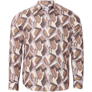 Campus Sutra Overhemd ' Winston '  bruin gemêleerd