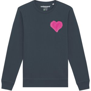 Watapparel Sweatshirt  antraciet / pink