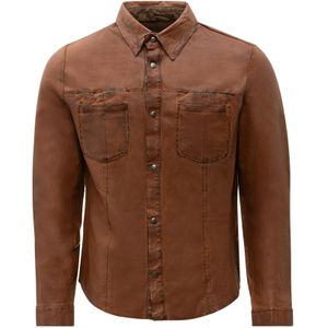 RICANO Overhemd 'Das Reverse'  cognac