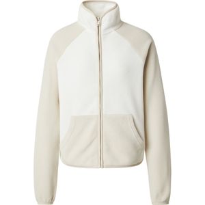 ONLY PLAY Functionele fleece jas 'ONPJULIE'  taupe / wit