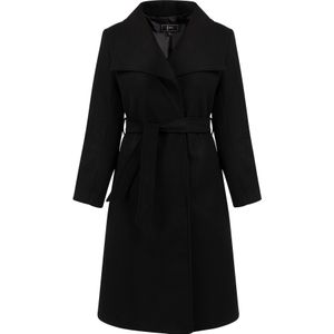 faina Tussenmantel  zwart