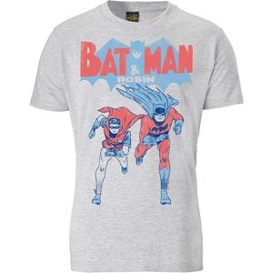 LOGOSHIRT Shirt  blauw / grijs / rood