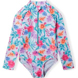 MINOTI Badpak  turquoise / neonoranje / neonroze / wit