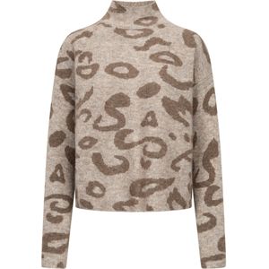 Frieda & Freddies NY Trui  lichtbeige / bruin