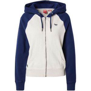 Superdry Sweatvest 'Essential'  navy / wit