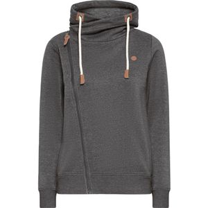 Oxmo Sweatvest 'Mille'  brokaat / donkergrijs