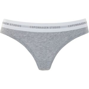 OTTO Copenhagen Studios String - Grijs mêlee - Katoen - Logoband