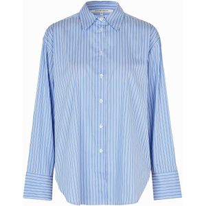 SECOND FEMALE Blouse 'Tenby'  blauw / lichtblauw / zwart / wit