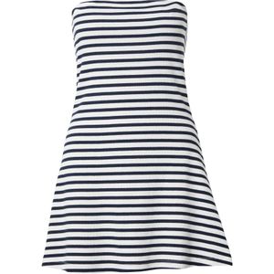 Monki Jurk  blauw / wit