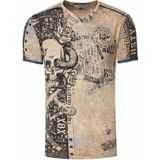 Rusty Neal - T-Shirt - Zwart - 100% Katoen