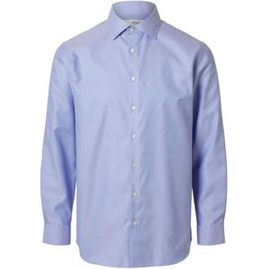 Selected - Slim Lux Oxford Overhemd - Blauw - 100% Katoen