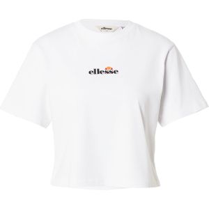 ELLESSE Shirt 'Silinto 2'  donkeroranje / rood / zwart / wit