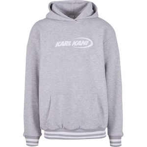 Karl Kani Sweatshirt 'Kani Ellipse'  grijs gemêleerd / wit