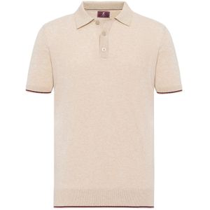 Williot Trui  lichtbeige / donkergrijs / rood