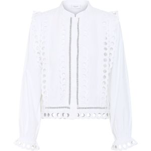 SAINT TROPEZ - Blouse 'MarleeSZ' - Wit - Klassieke Blouse