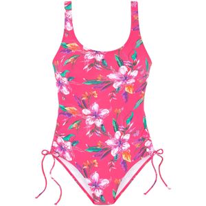 LASCANA Badpak 'Malia'  jade groen / lila / oranje / pink