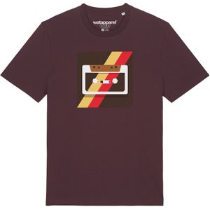 Watapparel Shirt 'Kassette'  gemengde kleuren / bordeaux