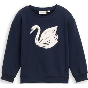 TOM TAILOR Sweatshirt  navy / grijs / wit