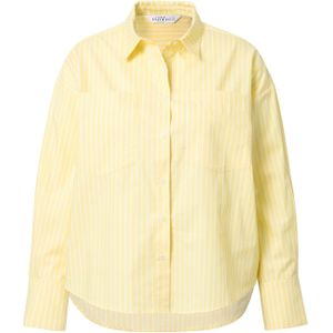 Studio Untold Blouse  geel / wit
