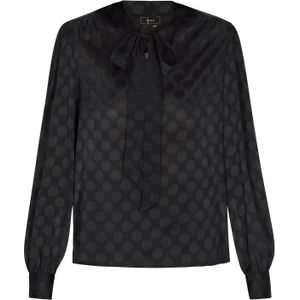 faina Blouse 'Fashion Look'  antraciet / zwart