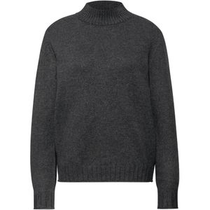 Street One Dames Basic coltrui in Grijs, in size: 34