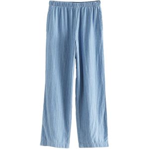 Next Broek  blauw denim / wit