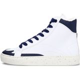 nae - London - Sneakers Hoog - Blauw/Wit