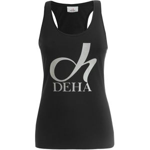 DEHA Sporttop  lichtgrijs / zwart