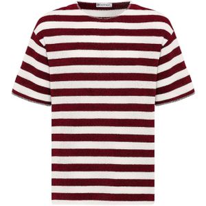 Dandalo Shirt  bordeaux / wit