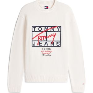 Tommy Jeans Trui  navy / rood / zwart / wit