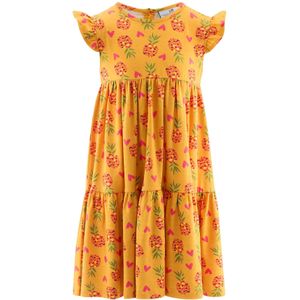 happy girls Jurk  groen / lichtgroen / oranje / donkerroze