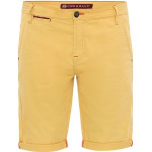 CIPO & BAXX Broek  geel / rood