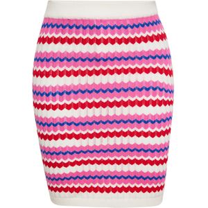 ebeeza Rok  blauw / pink / rood / wit