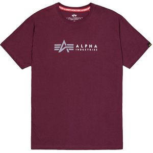 Alpha Industries - Alpha Label T - T-shirt - Zwart - 100% Katoen