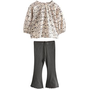 Next Set  zwart / offwhite