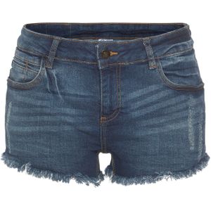 Buffalo - Jeanshotpants - Katoen - Blue-washed - Franjes Aan De Zoom