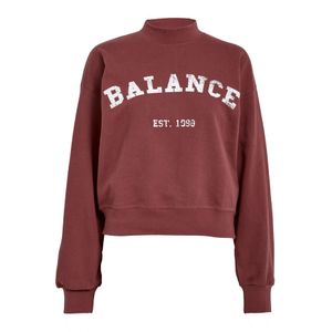 minus Sweatshirt 'Maya'  bourgogne / wit