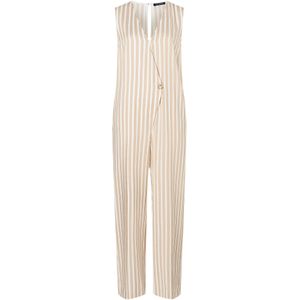 Ana Alcazar Jumpsuit 'Zatty'  beige / offwhite