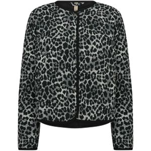 Soyaconcept - Tussenjas - Zwart/Wit - Dierenprint