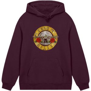 F4NT4STIC Sweatshirt 'Guns 'n' Roses Vintage Bullet Logo'  roestbruin / gemengde kleuren