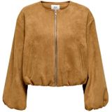 JDY - Jdynia - Jas - Suède - Lange Mouwen - Volledig Gevoerd