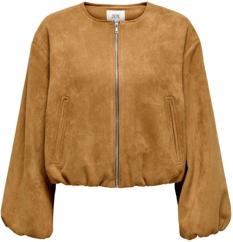 JDY - Jdynia - Jas - Suède - Lange Mouwen - Volledig Gevoerd