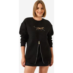 Bianco Lucci Sweatshirt  lichtbruin / donkerbruin / zwart