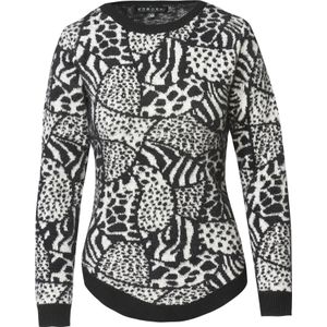 KOROSHI Trui  zwart / wit