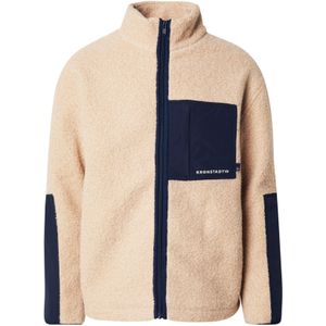 Kronstadt Fleece jas 'Steele'  beige / navy