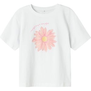 NAME IT Shirt 'NKFHelka'  goudgeel / poederroze / lichtroze / wit