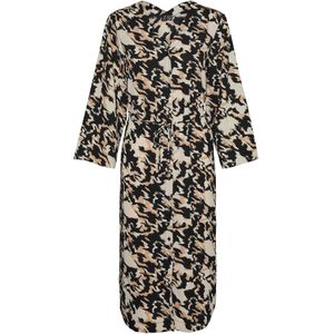 VERO MODA Blousejurk 'NORA'  beige / sand / zwart