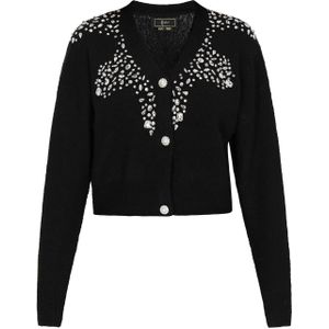 faina Gebreid vest 'Fashion Look'  zwart