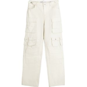 Bershka Cargobroek  ecru